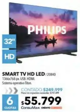 Nexon Philips smart tv 32" oferta