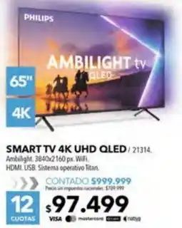 Nexon Philips smart tv 65" oferta