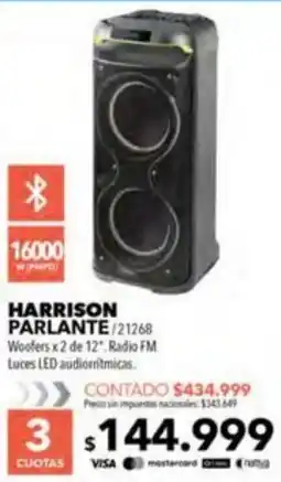 Nexon Harrison parlante oferta