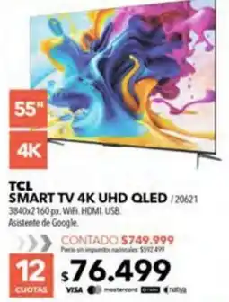 Nexon Tcl smart tv 55" oferta
