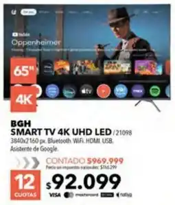 Nexon Bgh smart tv 65" oferta