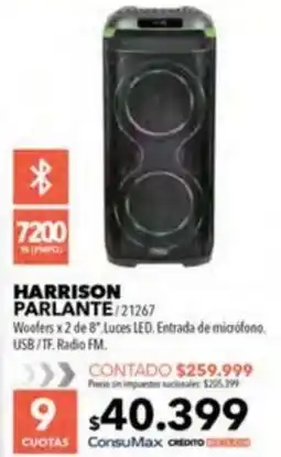 Nexon Harrison parlante oferta