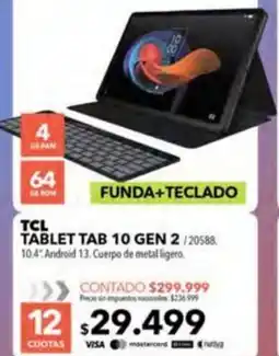 Nexon Tcl tablet tab 10 gen 2 oferta