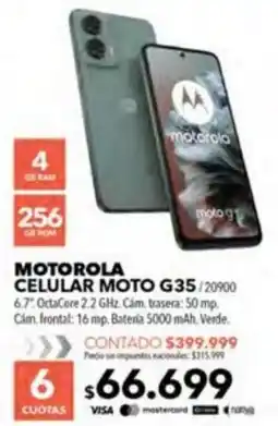 Nexon Motorola celular moto G35 oferta