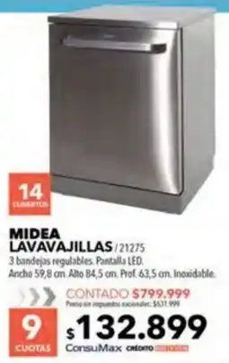 Nexon Midea lavavajillas oferta