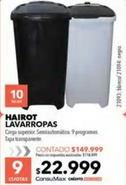 Nexon Hairot lavarropas oferta