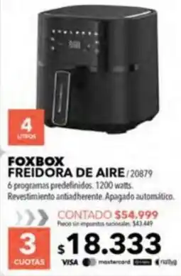 Nexon Foxbox freidora de aire oferta