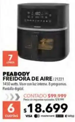 Nexon Peabody freidora de aire oferta