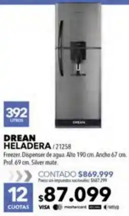 Nexon Drean heladera oferta