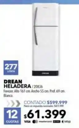 Nexon Drean heladera oferta