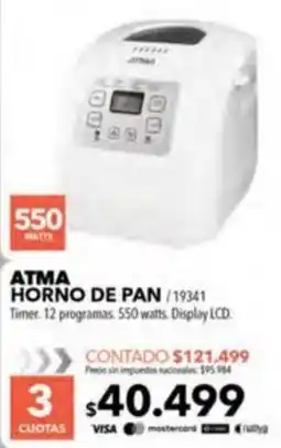 Nexon Atma horno de pan oferta