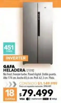 Nexon Gafa heladera oferta