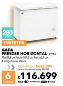 Nexon Gafa freezer horizontal oferta