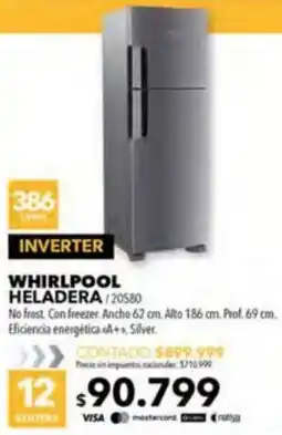 Nexon Whirlpool heladera oferta