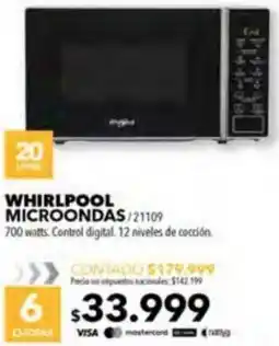 Nexon Whirlpool microondas oferta