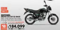 Nexon Motomel moto CG150 S2 base oferta