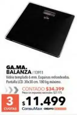 Nexon Ga.ma. balanza oferta