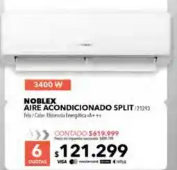 Nexon Noblex aire acondicionado split oferta