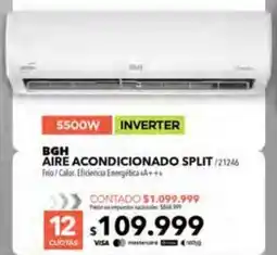 Nexon Bgh aire acondicionado split oferta