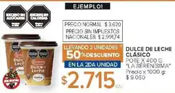 Carrefour Express La serenísima dulce de leche clásico pote oferta