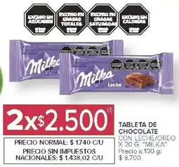 Carrefour Express Milka tableta de chocolate con leche/oreo oferta
