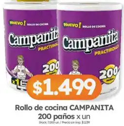 Cordiez Campanita rollo de cocina oferta
