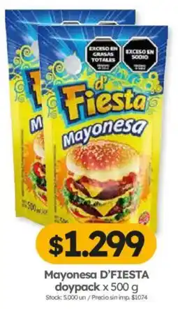 Cordiez D'fiesta mayonesa doypack oferta