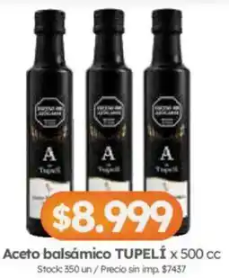Cordiez Tupelí aceto balsámico oferta