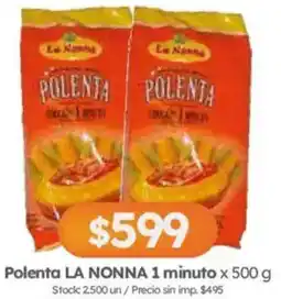 Cordiez La nonna polenta oferta