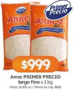 Cordiez Primer precio arroz largo fino oferta