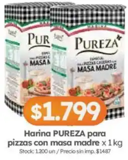 Cordiez Pureza harina para pizzas con masa madre oferta