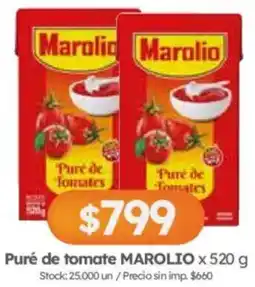 Cordiez Marolio puré de tomate oferta