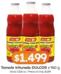 Cordiez Dulcor tomate triturado oferta