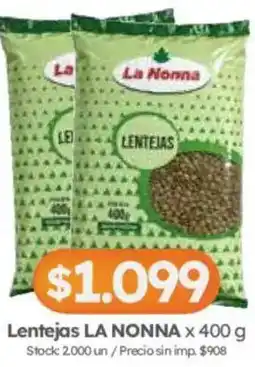 Cordiez La nonna lentejas oferta