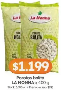 Cordiez La nonna porotos bolita oferta