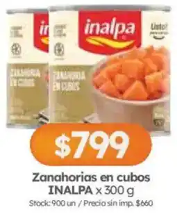 Cordiez Inalpa zanahorias en cubos oferta
