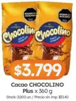 Cordiez Chocolino cacao plus oferta