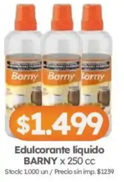 Cordiez Barny edulcorante líquido oferta