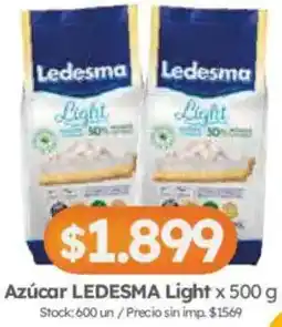 Cordiez Ledesma azúcar light oferta