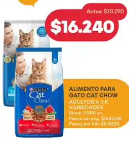 Supermercados Tadicor Purina cat chow oferta