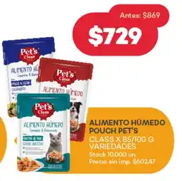 Supermercados Tadicor Pet's alimento húmedo oferta