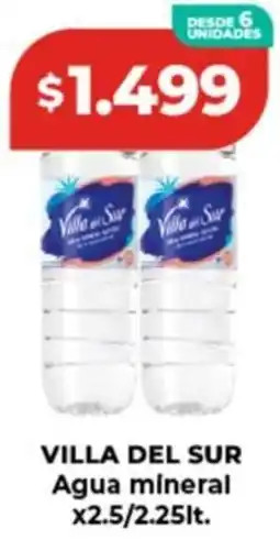Supermayorista Vital Villa del sur agua mineral oferta