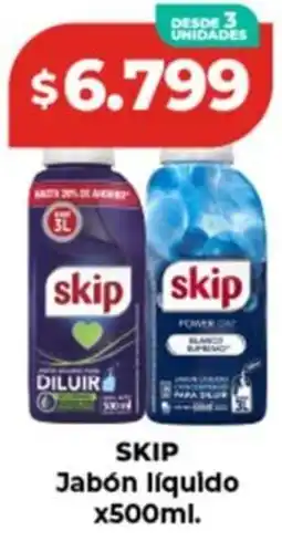 Supermayorista Vital Skip jabón líquido oferta