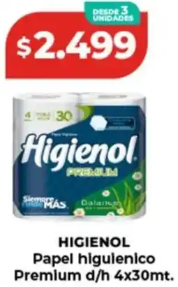 Supermayorista Vital Higienol papel higulenico premium d/h oferta