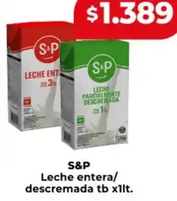Supermayorista Vital S&P leche entera/ descremada tb oferta