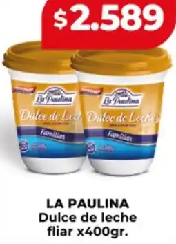 Supermayorista Vital La paulina dulce de leche fliar oferta