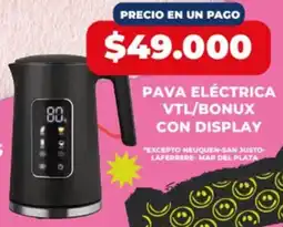 Supermayorista Vital Pava eléctrica vtl/bonux con display oferta