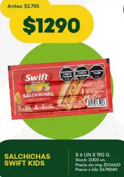 Super MAMI Swift kids salchichas oferta