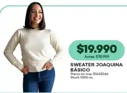 Super MAMI Sweater joaquina básico oferta