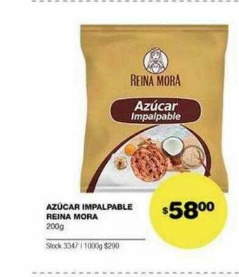 Atomo Conviene Azúcar Impalpable Reina Mora oferta